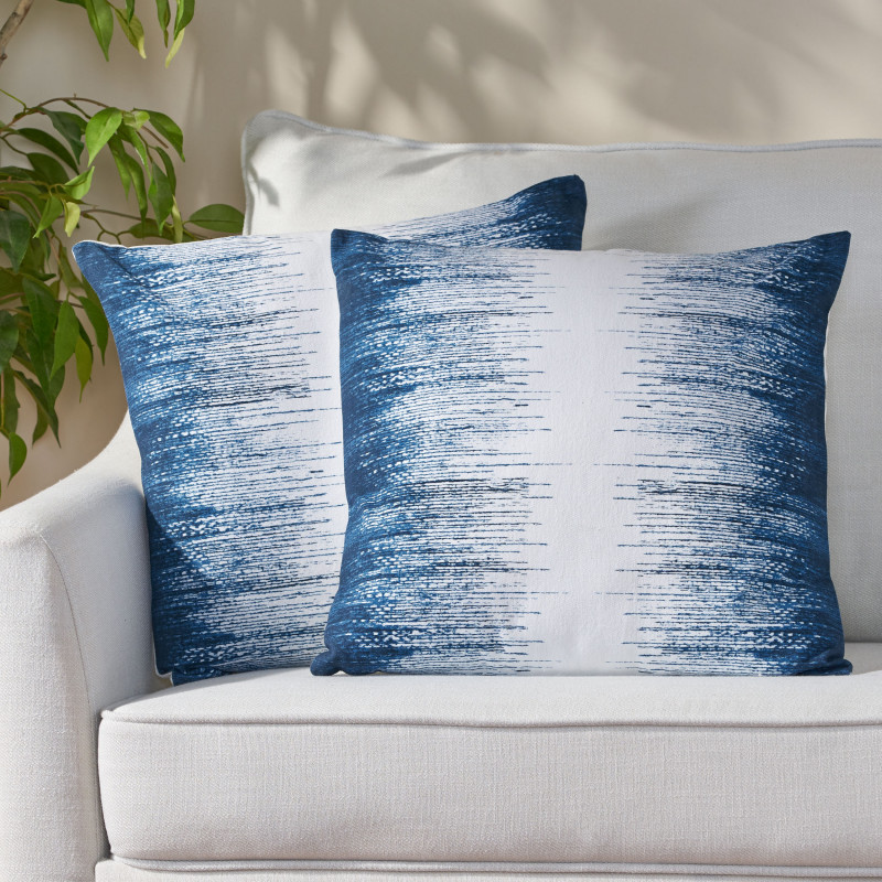 312511 Fintry Modern Printed Throw Pillow (Set of 2)