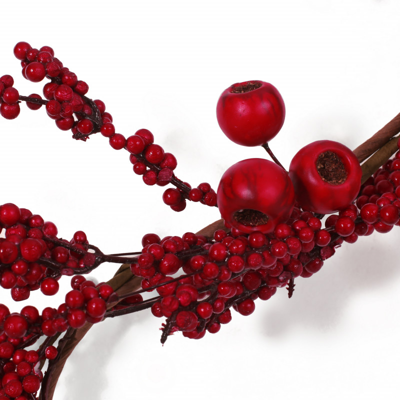 316199 Parandes 4.5 Foot Mixed Berry Artificial Garland Red 5