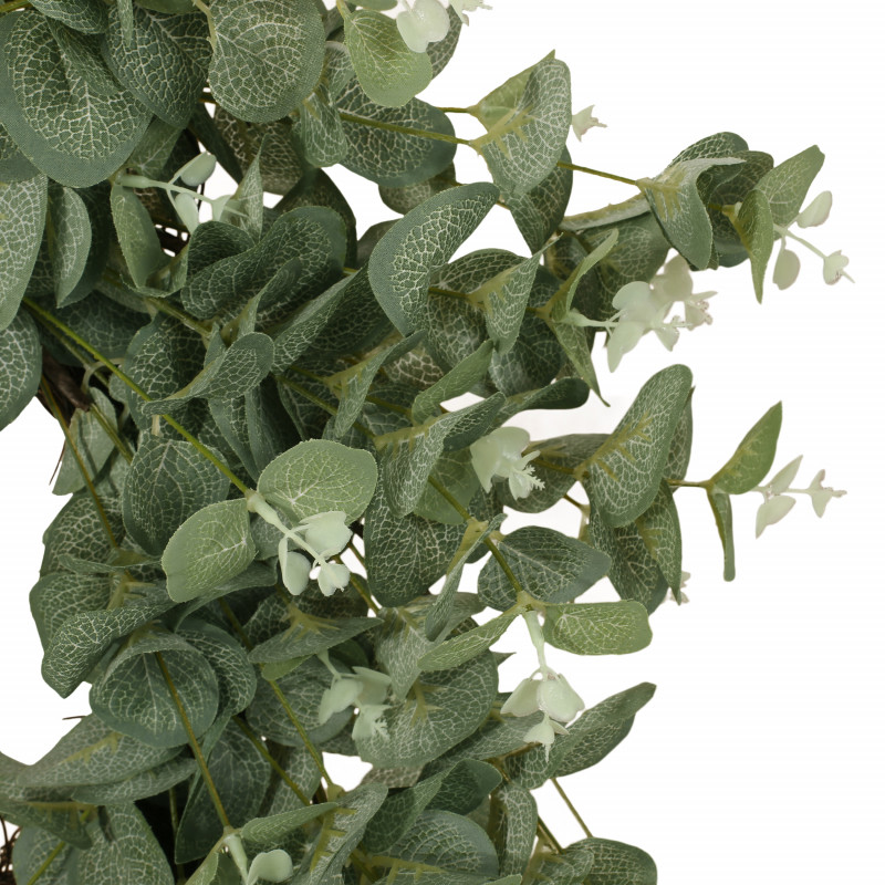 316206 Sedlari 24 Eucalyptus Artificial Silk Wreath Green 5