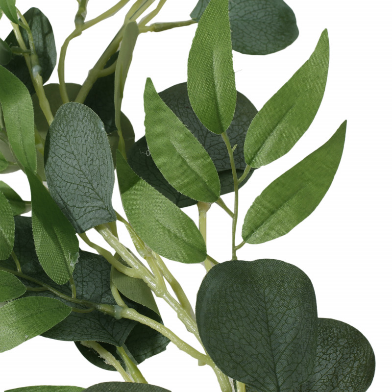 316207 Torelli 6.5 Foot Eucalyptus Vine Artificial Silk Garland Green 4