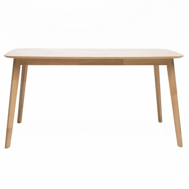 Nyala Finish Wood Dining Table in Natural Oak by Noble House