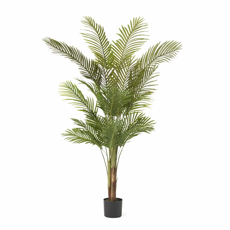 313913 Malheur 6' x 3.5' Artificial Palm Tree, Green