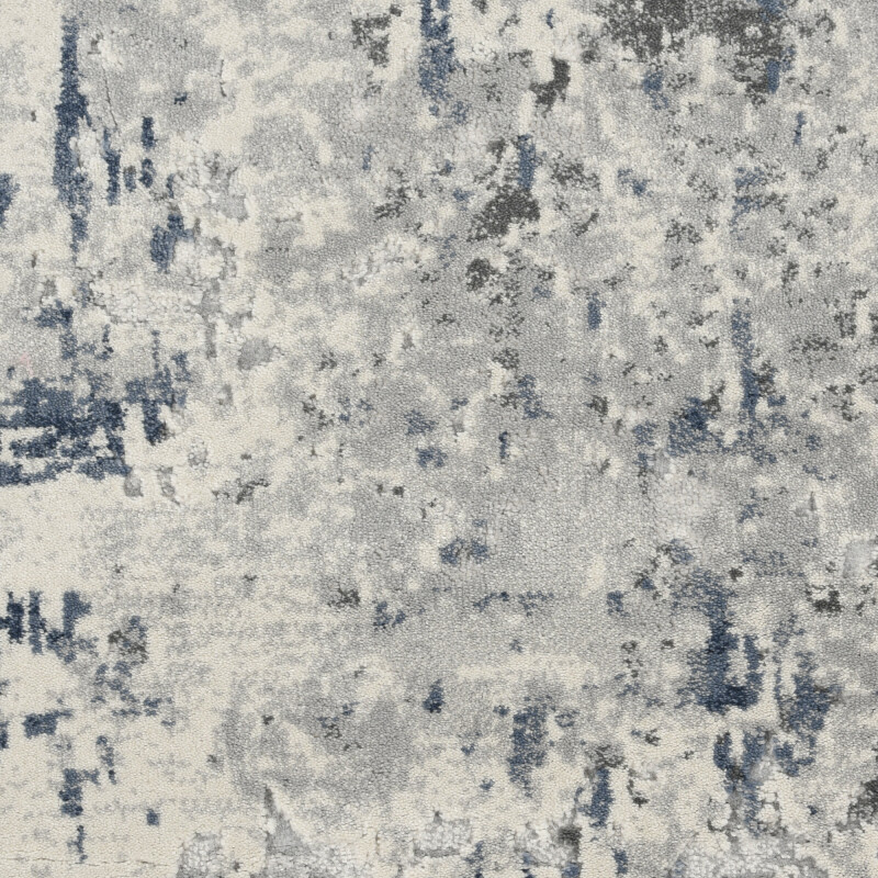 Rus07 Ivory Grey Blue Nourison Rustic Textures Area Rug 6