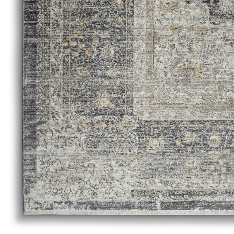 Stn05 Charcoal Creme Nourison Starry Nights Area Rug 5