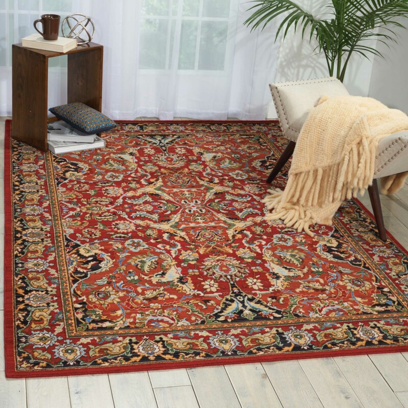 Tml15 Red Nourison Timeless Area Rug 2