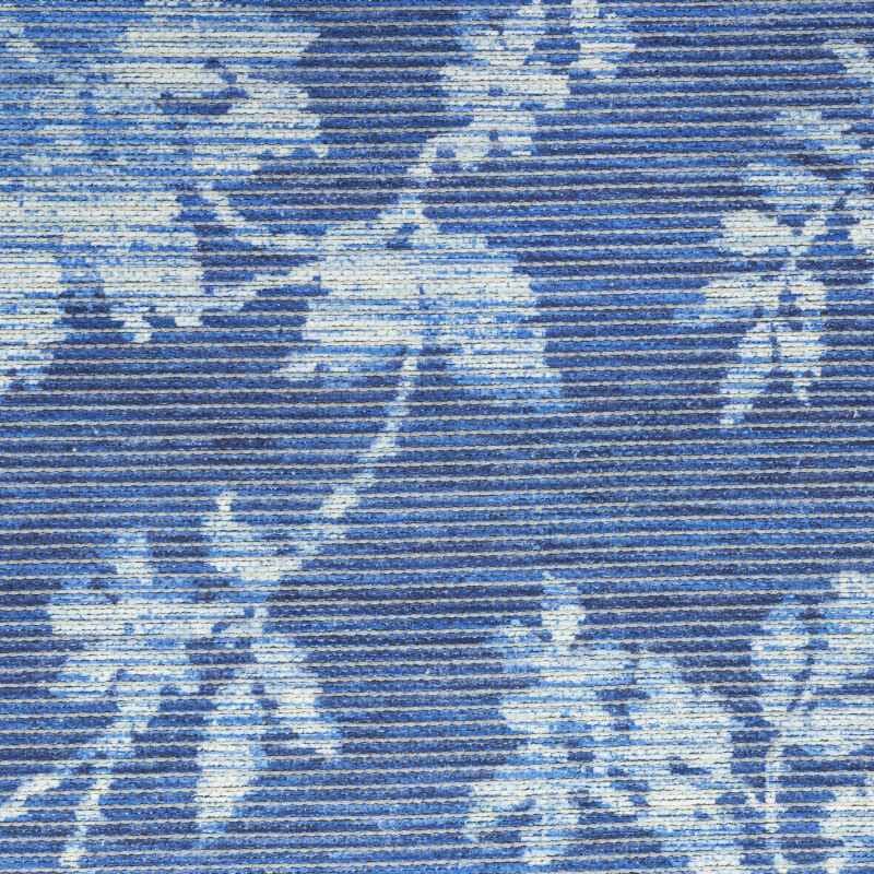 Waw02 Blue Waverly Washable Collection Area Rug 6