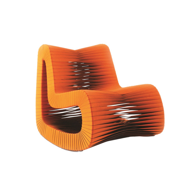 B2063ZZ Seat Belt Rocking Chair Orange