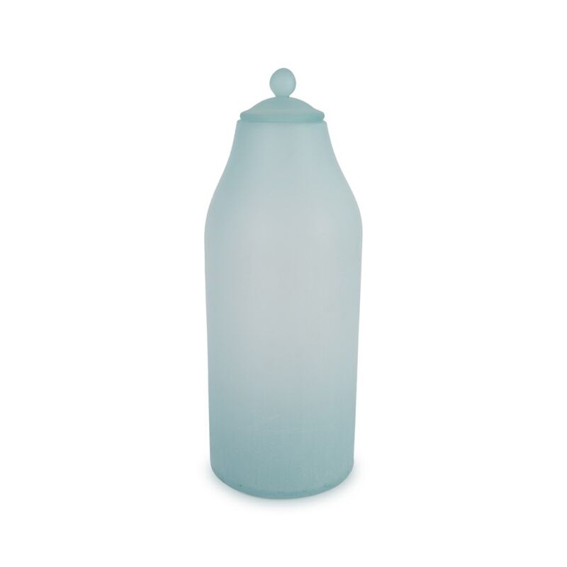 ID74393 Frosted Glass Bottle, Large