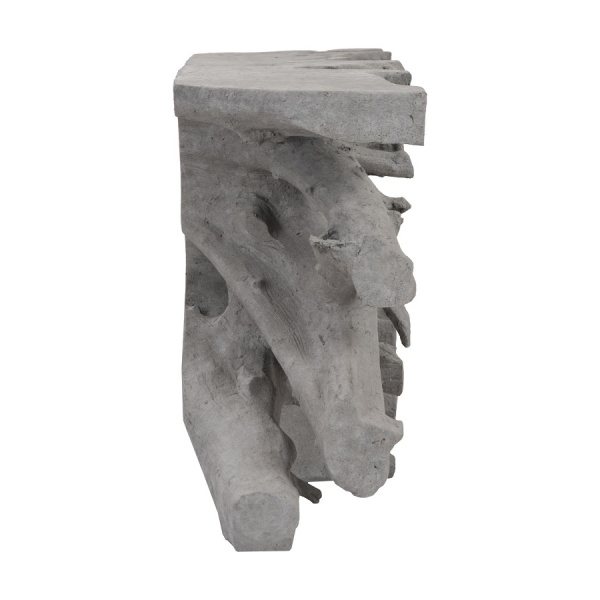 Ph105205 Cast Root Console Charcoal Stone 3
