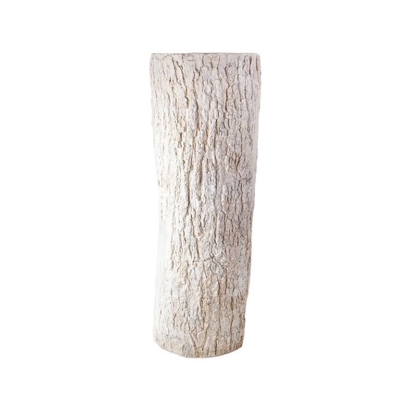 PH61018 Bark Pedestal, Roman Stone, LG