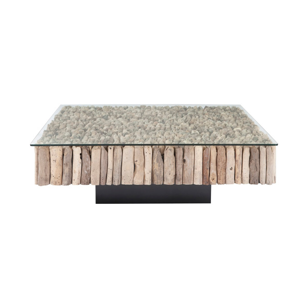 Ph64007 Manhattan Coffee Table Square With Glass 3