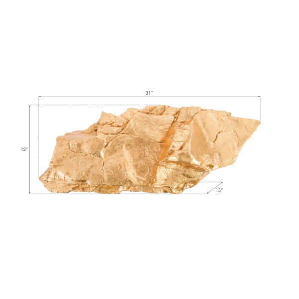 Ph67773 Boulder Shelf Gold Leaf Md 4