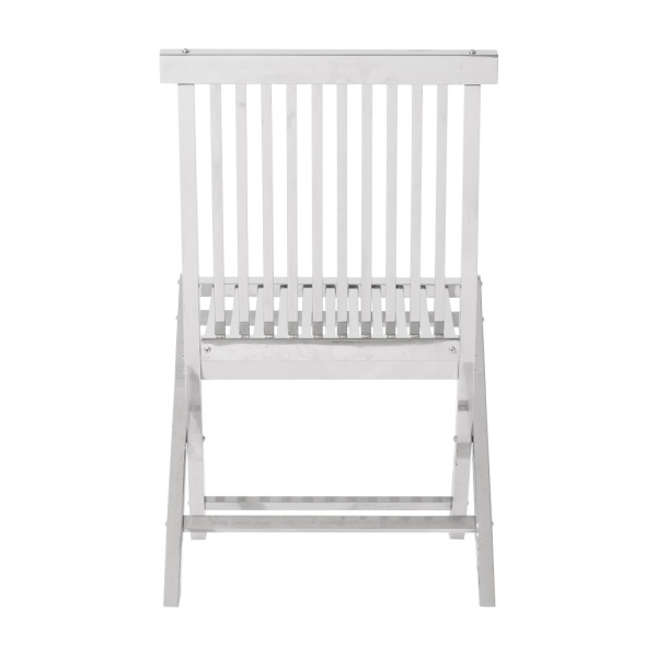 Phillips Collection Ch72555 Slatted Folding Chair Stainless Steel 3