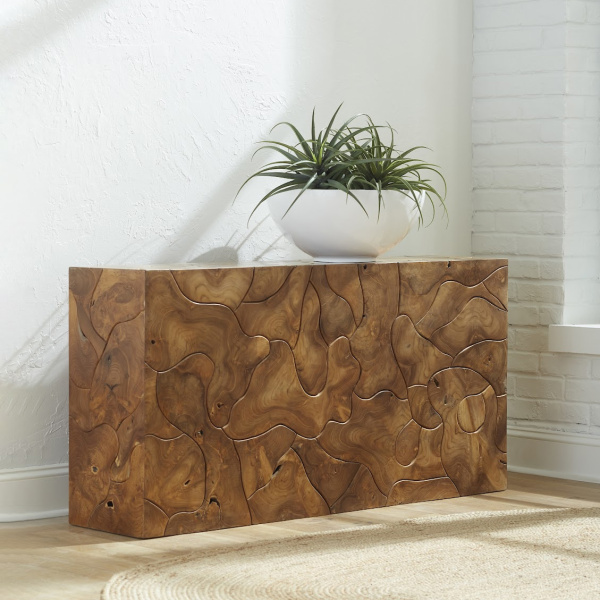 Phillips Collection Id104179 Teak Slice Console Natural 01