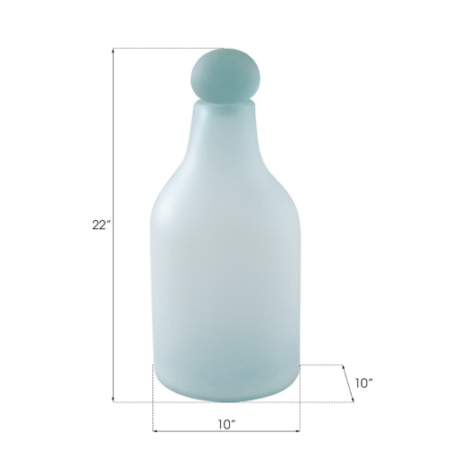 Phillips Collection Id66324 Frosted Glass Bottle Medium 03