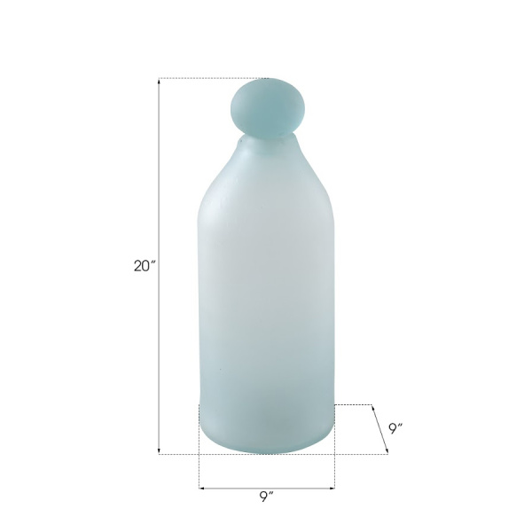 Phillips Collection Id66325 Frosted Glass Bottle Small 03