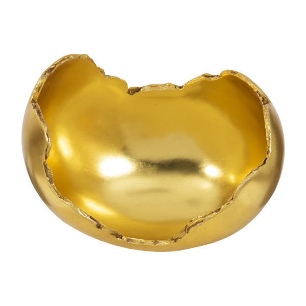 Phillips Collection Ph56701 Burled Bowl Resin Gold Leaf Finish 02