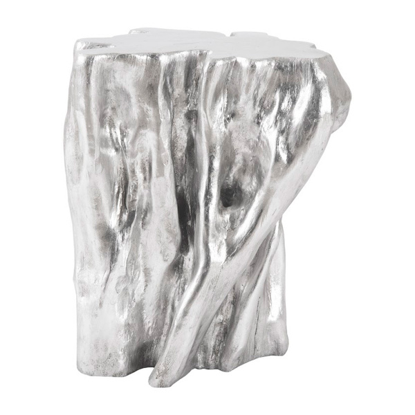 Phillips Collection Ph79091 Copse Stool Silver Leaf Small 3
