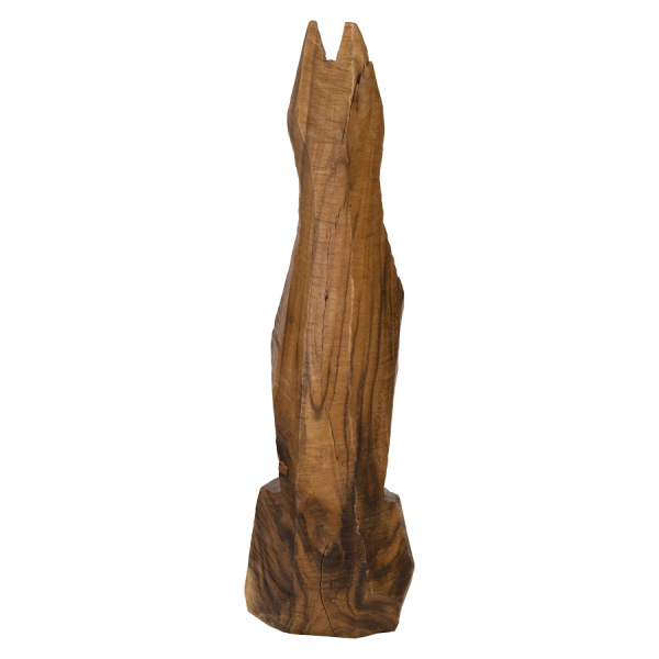 Phillips Collection Th92151 Seated Dog Sculpture Chamcha Wood Natural 03
