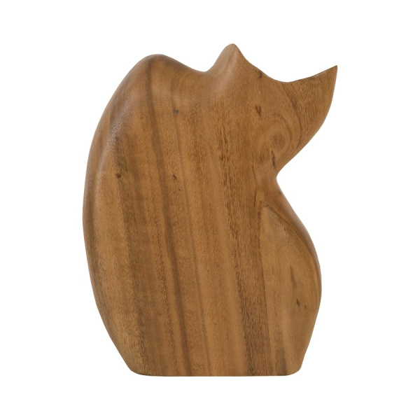 Phillips Collection Th95614 Nuzzled Cat Sculpture Chamcha Wood Natural 02
