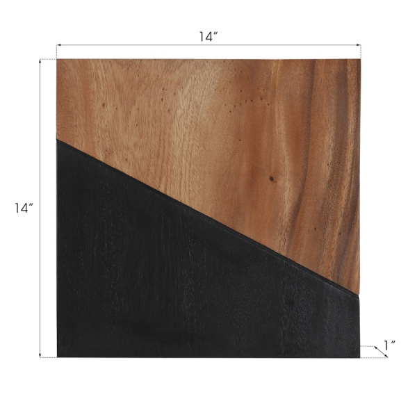 Phillips Collection Th99990 Geometry Wood Wall Tiles Chamcha Wood Natural Black 03
