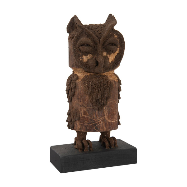 TH72069 Boy Owl, Carved Animal
