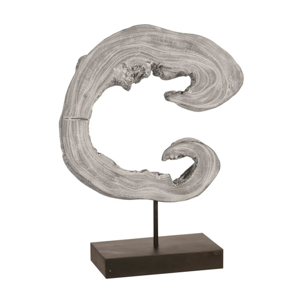 TH93180 Creature Sculpture on Stand, Grey Stone