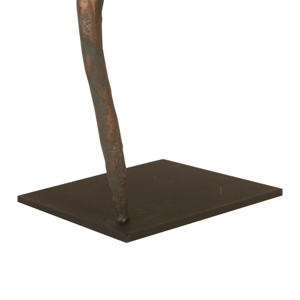 Th96036 Abstract Figure On Metal Base Bronze Finish Leg Folded4