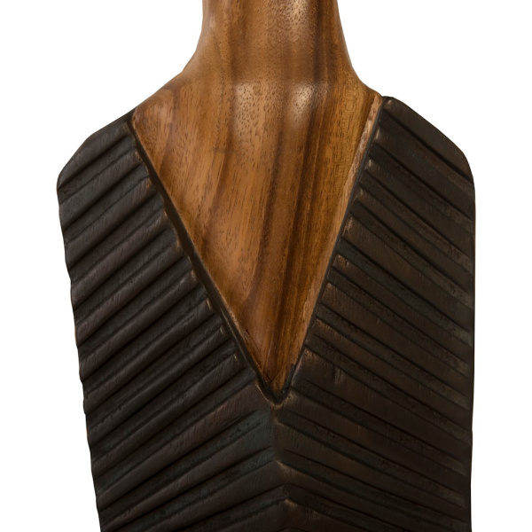 Th96241 Vested Male Sculpture Medium Chamcha Natural Black Copper2