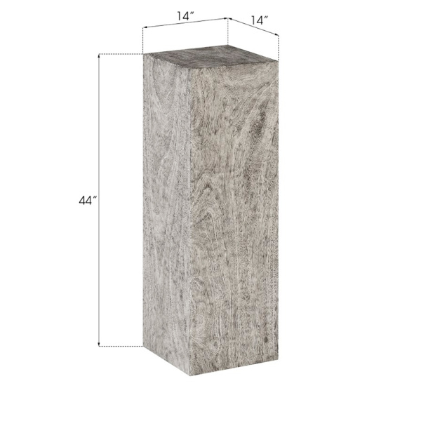 Th97658 Origins Pedestal Large Mitered Chamcha Wood Grey Stone Finish 4   Copia