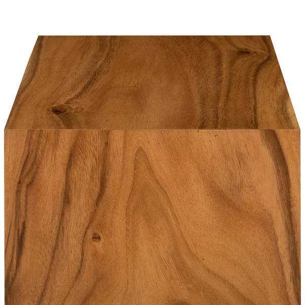 Th97659 Origins Pedestal Small Mitered Chamcha Wood Natural 3