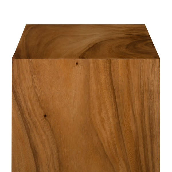 Th97660 Origins Pedestal Medium Mitered Chamcha Wood Natural 2