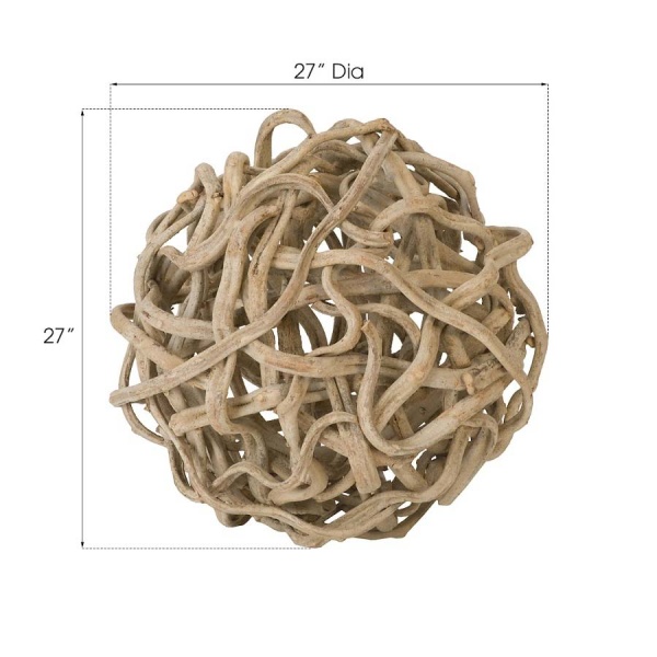 Th97923 Vine Ball, 27 Diameter 4
