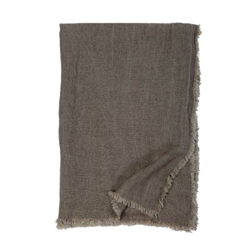Laurel Pebble Oversized 60x90 Linen Throw Blanket