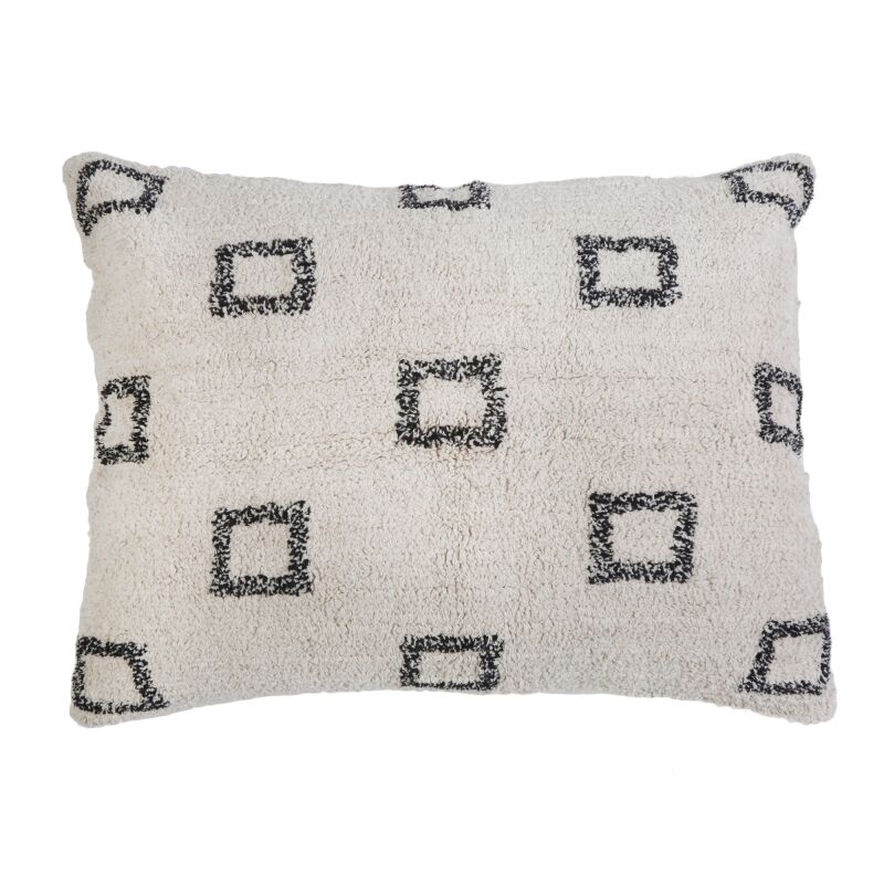 Bowie Ivory/ Grey Large 28x36 Pillow