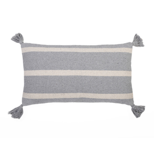 Jane Blue Grey 14x24 Pillow
