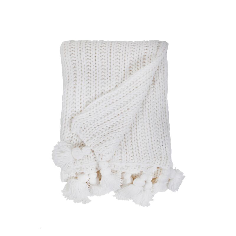 Anacapa White Oversized 60x90 Throw Blanket