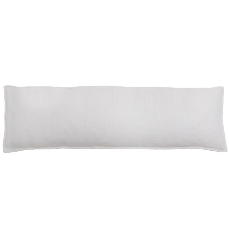 Montauk White 18x60 Body Pillow