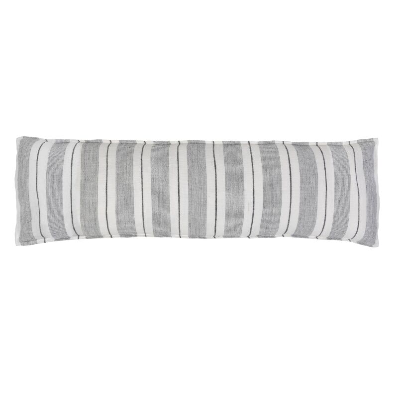 Laguna Grey/ Charcoal 18x60 Body Pillow