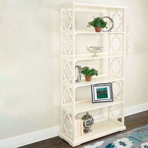 14A8082BCW Turner Bookcase White