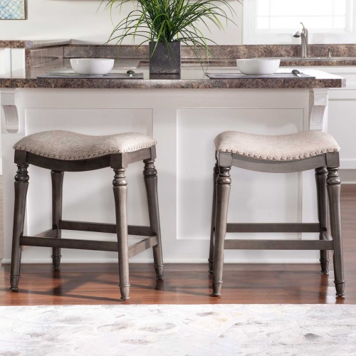 D1043D16CSG Hayes Big and Tall Counter Stool, Grey