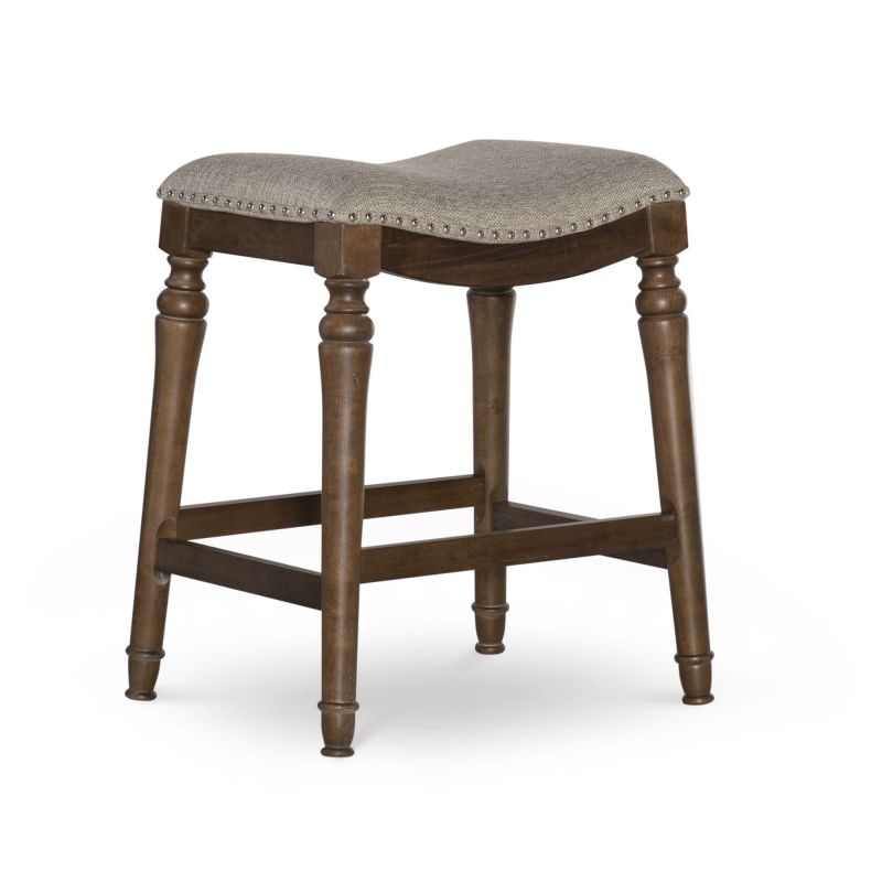 D1043D16CSL Hayes Big and Tall Counter Stool, Brown