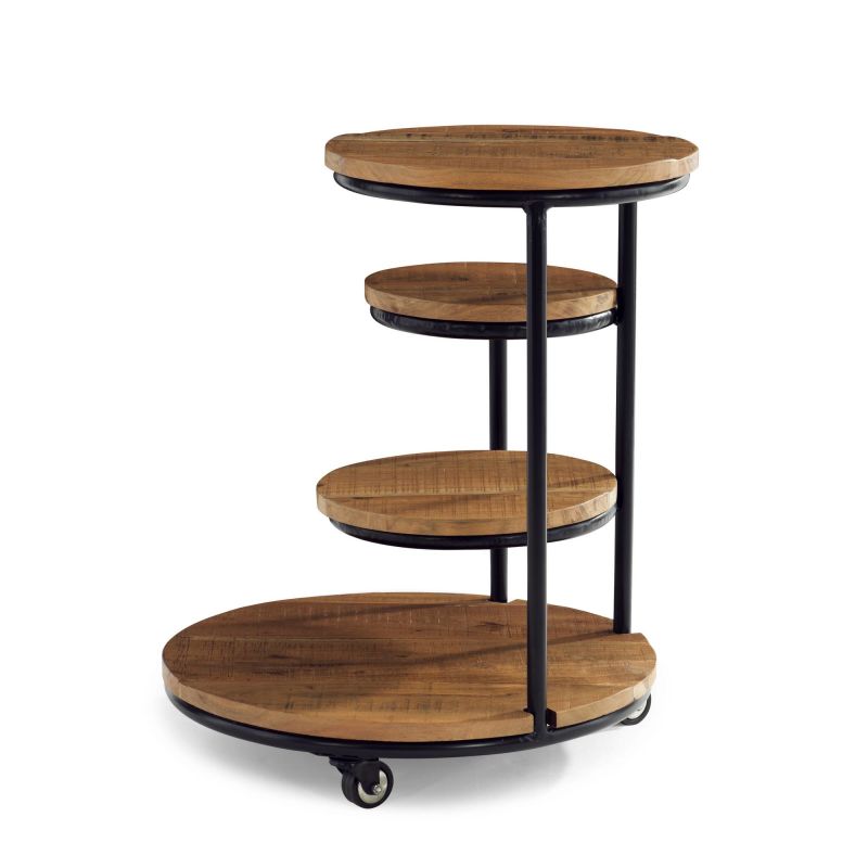 d1247a19ps collis four tiered plant stand side table wheels 7
