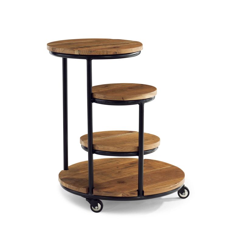 d1247a19ps collis four tiered plant stand side table wheels 8