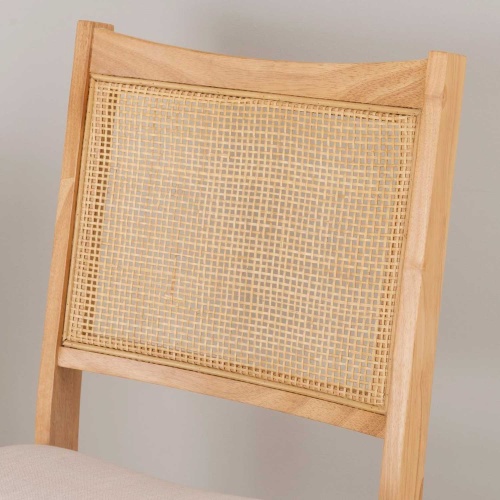 d1293d19 bina rattan cane folding dining side chair beige 2
