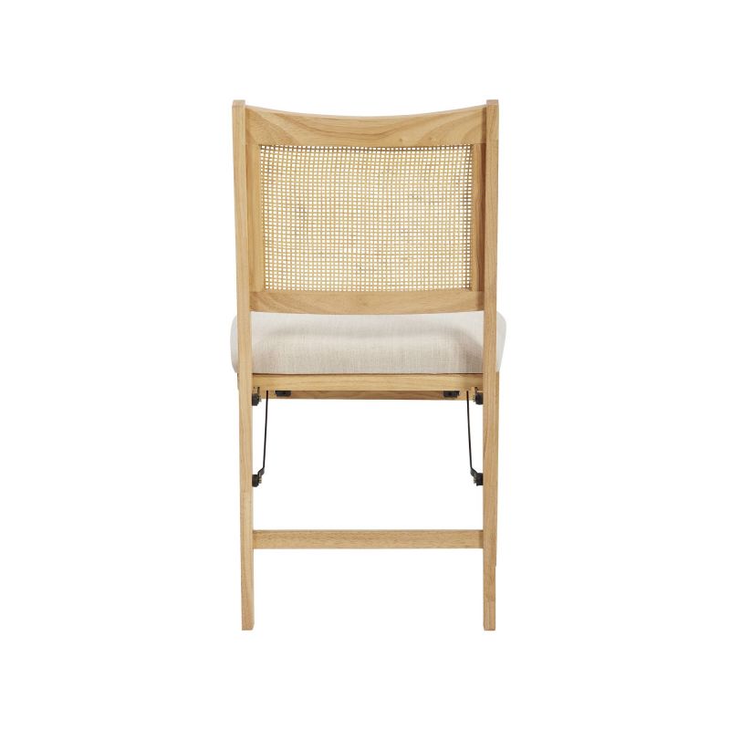 d1293d19 bina rattan cane folding dining side chair beige 5