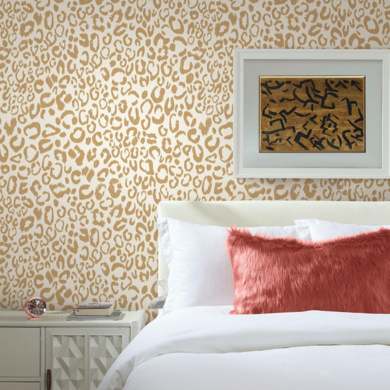 RMK10700WP Leopard Peel & Stick Wallpaper