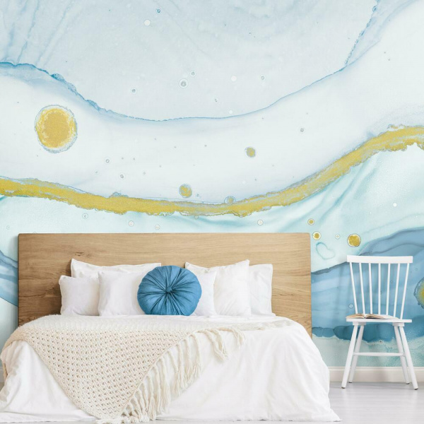 RMK11548M Sea Foam Peel & Stick Wallpaper Mural