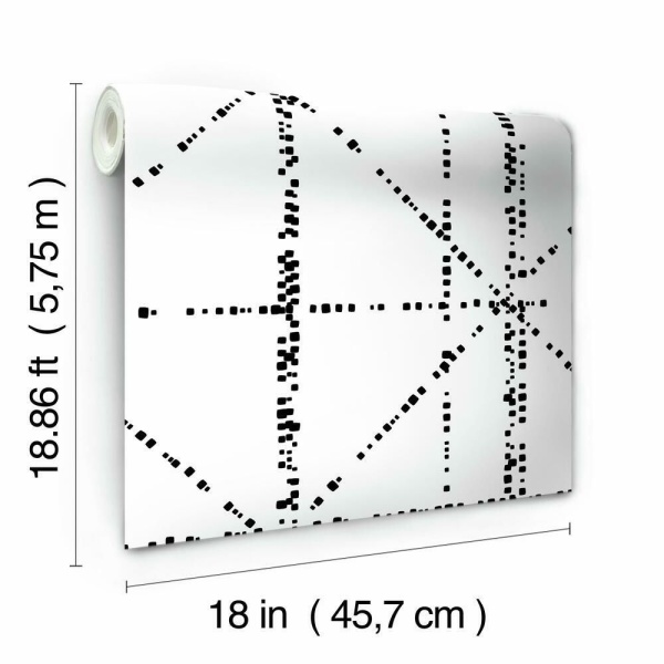 Rmk12088rl Diamond Grid Specks Peel Stick Wallpaper 4