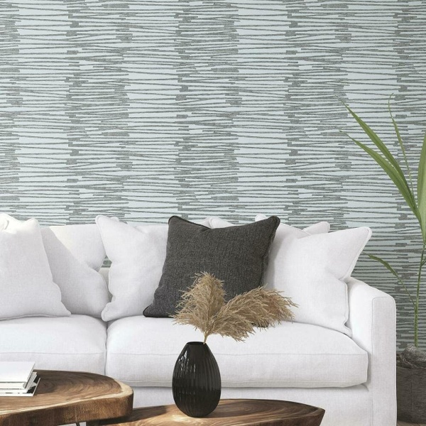 RMK12221PL Burundi Thatch Peel & Stick Wallpaper